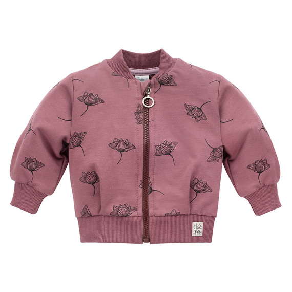 Bluza dziewczęca rozpinana Magic Vibes Pinokio - fiolet