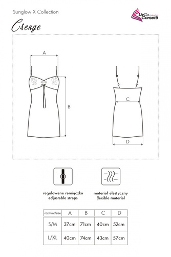 Koszula nocna Csenge LC 90393 LivCo Corsetti Fashion