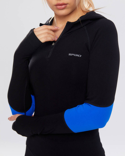 Bluza sportowa damska Adapt Spaio cobalt/black