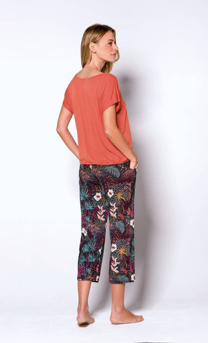 Piżama Damska Rio Babella - ceglasty