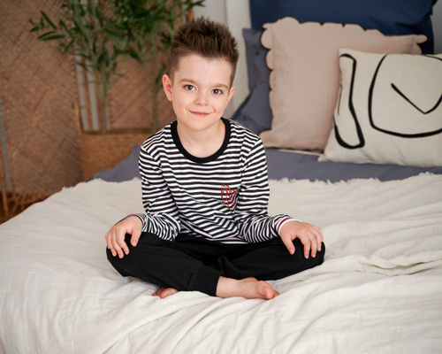 PDU.5236 Piżama dziecięca Unisex Doctor Nap - black n