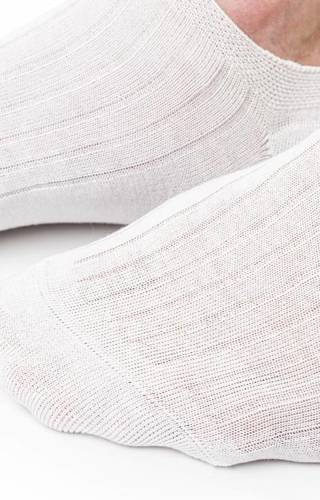 Art.042 Stopki męskie bawełniane Steven - biały