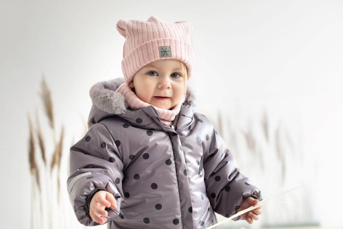 Kombinezon zimowy bez stópek Winter Pinokio - grafit