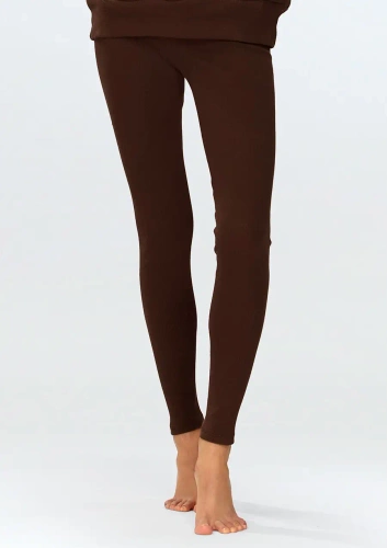 Legginsy długie Oseye Dkaren czekoladowy