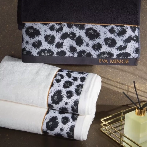 Ręcznik Eva Minge Eva 22 pantera Eurofirany kremowy