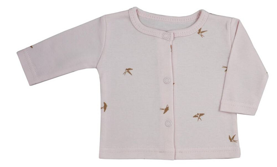 Kaftan niemowlęcy Jaskółki Koala - różowy