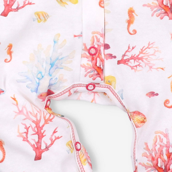 Spodnie ogrodniczki z bawełny organicznej Ocean Nini