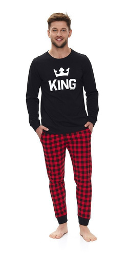 PMB.9761 Piżama Męska Doctor Nap - red