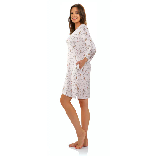 Koszula nocna 2667/03 rSesto Senso jasny melanż