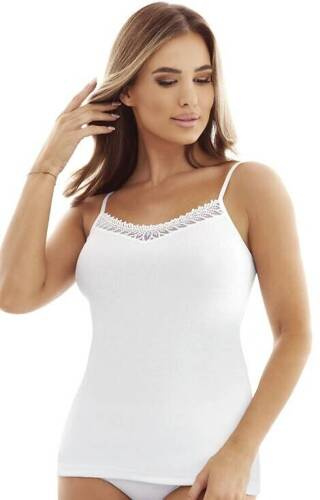 Laura koszulka na ramiączkach Emili- biała