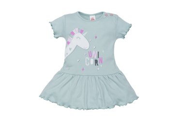 "UNICORN" Sukienka niemowlęca Makoma miętowy