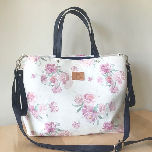 Torba ze skóry ekologicznej Secret Garden - Makaszka