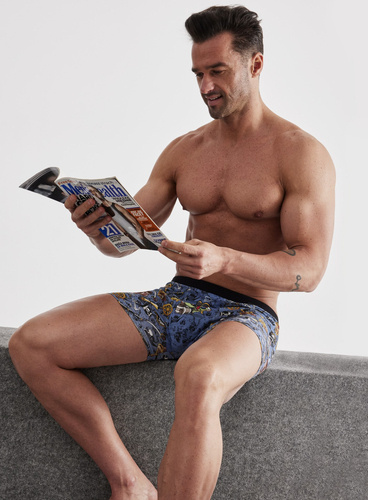 Bokserki męskie Tattoo 280/230 Pirate Cornette jeans