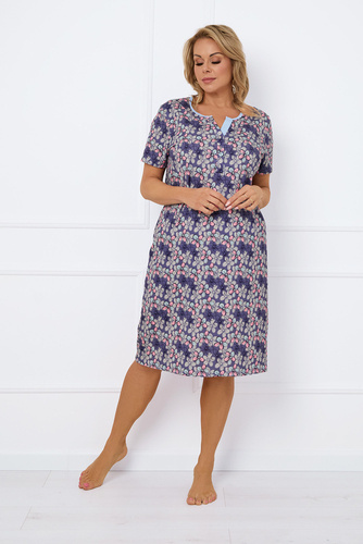 Koszula do karmienia z krótkim rękawem Carbonia Italian Fashion - druk