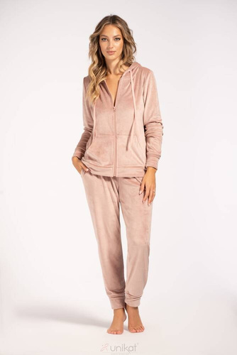 Komplet damski Maja Unikat pudrowy róż 