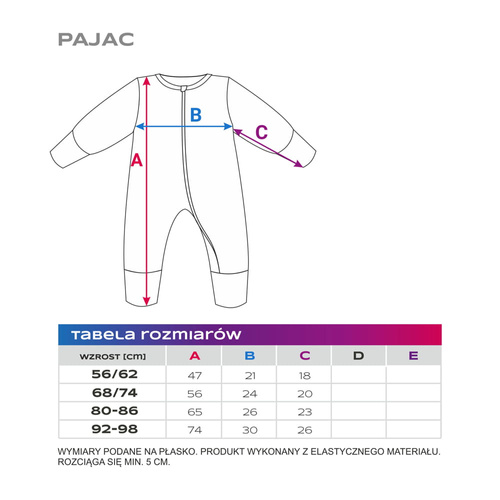 Merino Eevi – pajacyk niemowlęcy z wełny merynosów, granatowy, zamek dwustronny