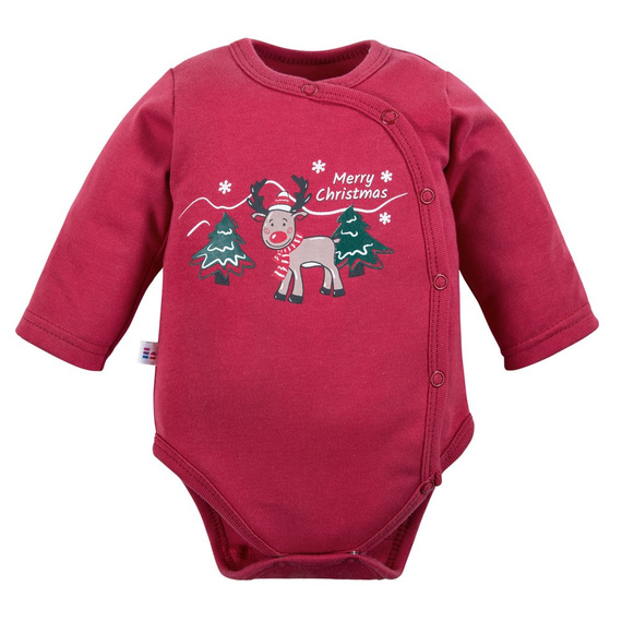 Body niemowlęce Hi Reindeer! Eevi - bordowe 