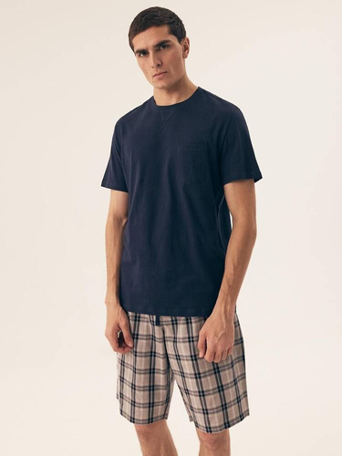 Piżama Męska 42617 Dexter Henderson - granatowy