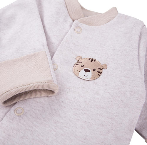 Pajac bawełniany "Baby Love" Ewa Klucze - beż