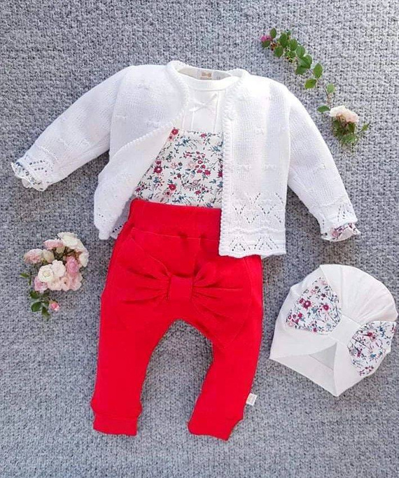 Spodenki niemowlęce 3310 La Bonita Marija - czerwony