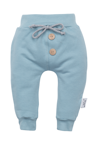 Spodnie niemowlęce dresowe "SWEET DREAMS" Makoma turkusowy