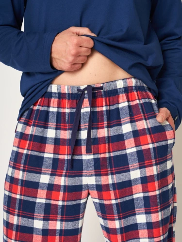 Piżama Męska MNS 613 Key - granatowy