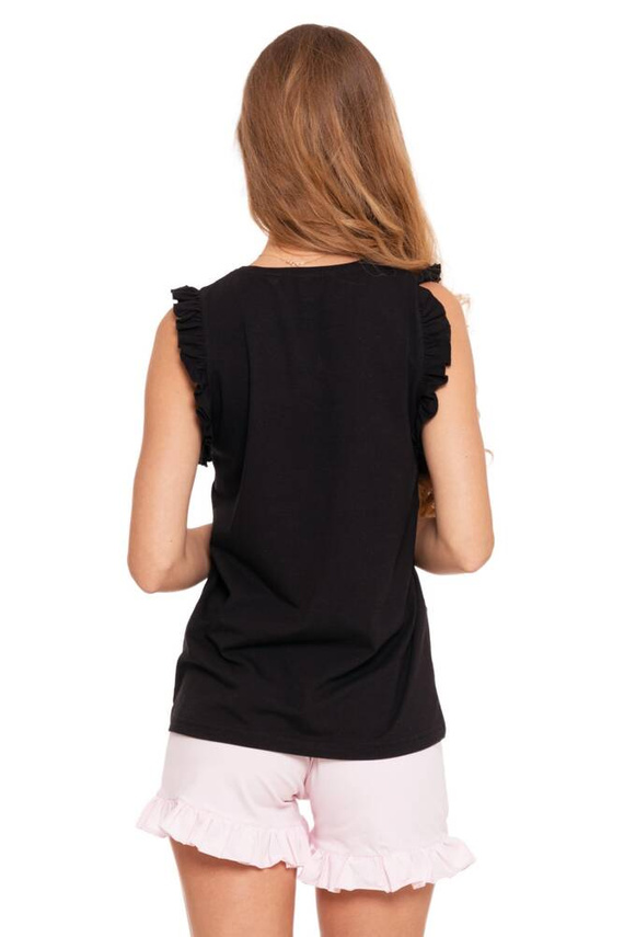 Piżama damska PDD4600-005, PDD4900-017 Moraj - czarny