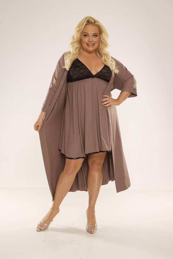 Koszula nocna 713 Cloche Forex - mocca