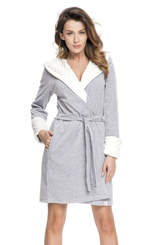 7059 Szlafrok damski Doctor Nap - szary