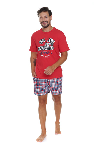 PMB.5353 Piżama Męska Doctor Nap - red