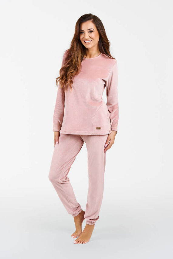 Komplet damski Akara Italian Fashion - róż pudrowy