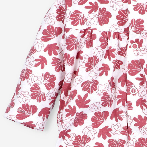 Pajacyk z bawełny organicznej Wesoła Panda Nini druk