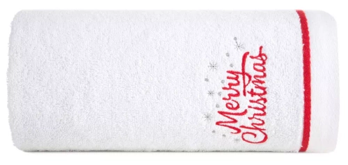 Ręcznik świąteczny Merry Christmas Gerda 3 Eurofirany biały 