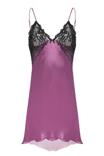 Halka satynowa Evelyn DKaren - wrzos