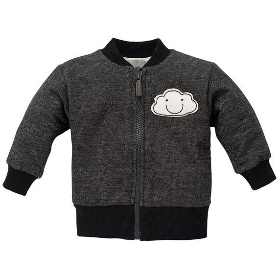 Bluza rozpinana dziecięca "HAPPY DAY" czarny