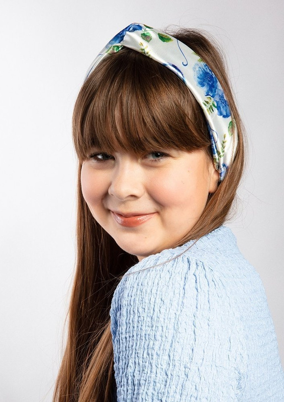 Opaska Flowers DKaren 04 ecru