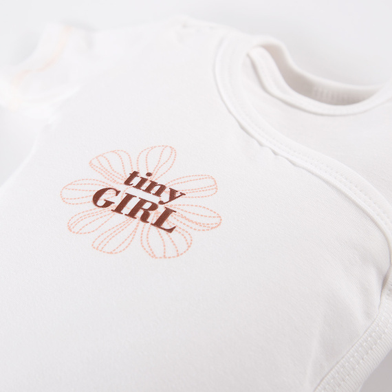 Body rozpinane z krótkim rękawem Daisy Eevi - biały