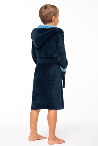 Szlafrok dziecięcy Kids Delfino Envie navy/blue