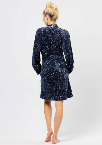 Szlafrok Damski LGD 911  Key - granatowy