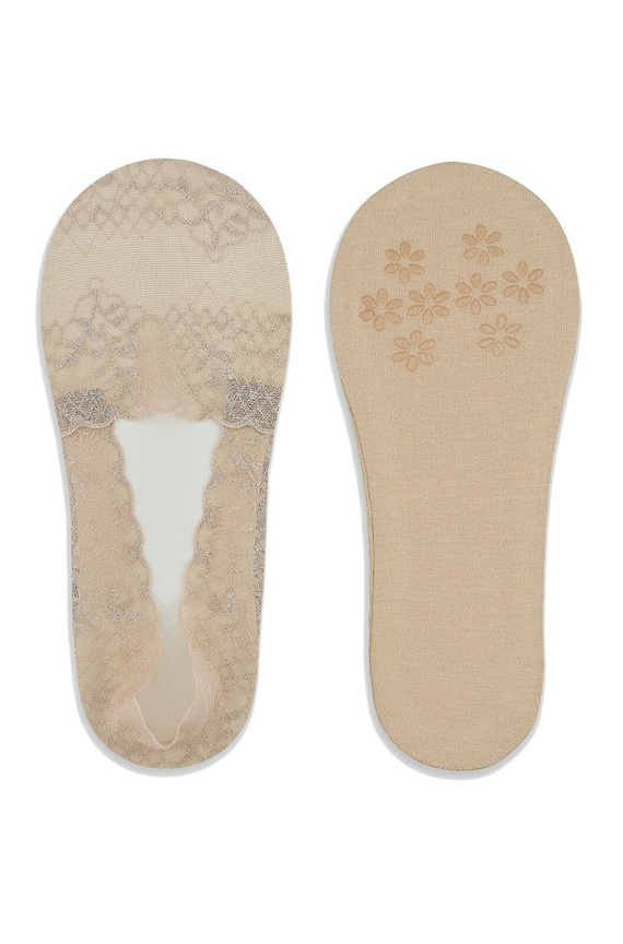 SN048 Baleriny stopki damskie Noviti -beżowy