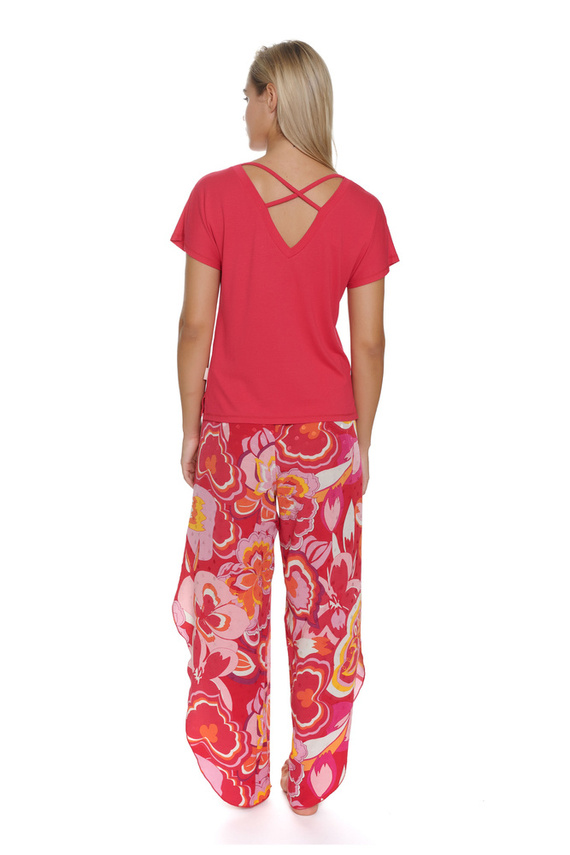 Piżama Damska 5320 Doctor Nap - capri flowers