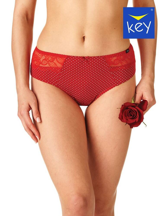 Figi damskie LPC 612 2-pak Key bordowy grafitowy