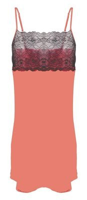 Diana Halka satynowa koszulka damska DKaren - Puder