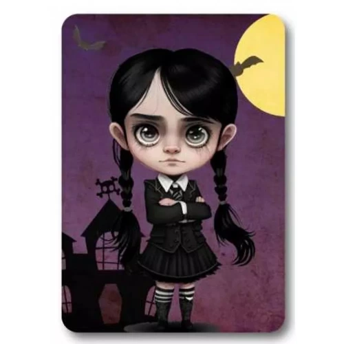 Kocyk polarowy Wednesday pled dziecięcy Setino fioletowy