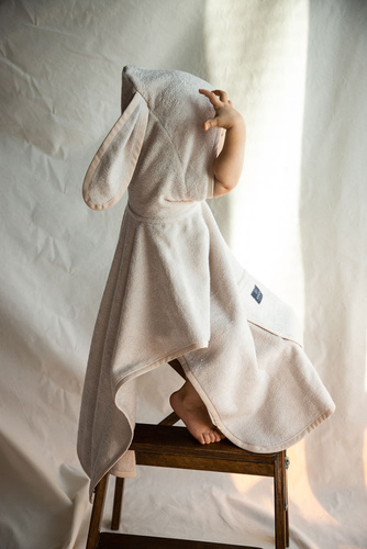 Narzuta kąpielowa ręcznik bambusowy Linen Makaszka