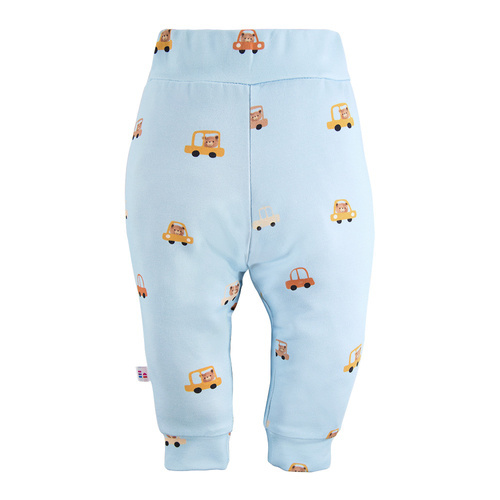 Spodnie niemowlęce Cars & Bears Eevi - niebieskie