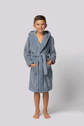 Szlafrok dziecięcy Bear Kids Envie light blue 