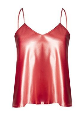 Top damski, wąskie ramiączko Karen DKaren - puder