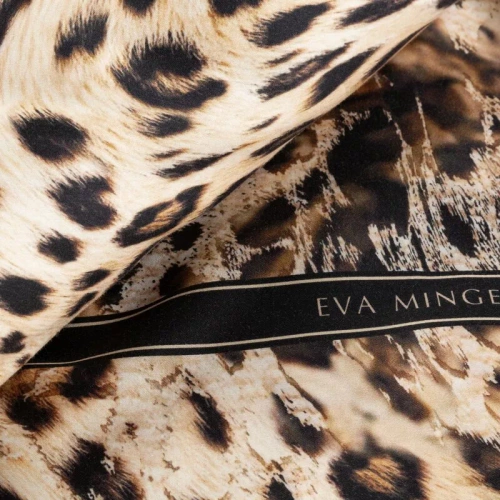 Pościel satynowa pantera Eva Minge Eva 23 Eurofirany czarny