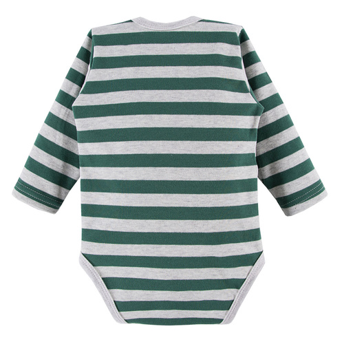 Body niemowlęce 2-pak Ancymon Eevi - szary/zielony
